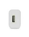 USB Power Adapter  Wall Charger UL Certified– White 2.4 AMP (12w)