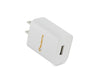 USB Power Adapter  Wall Charger UL Certified– White 1 AMP (5w)